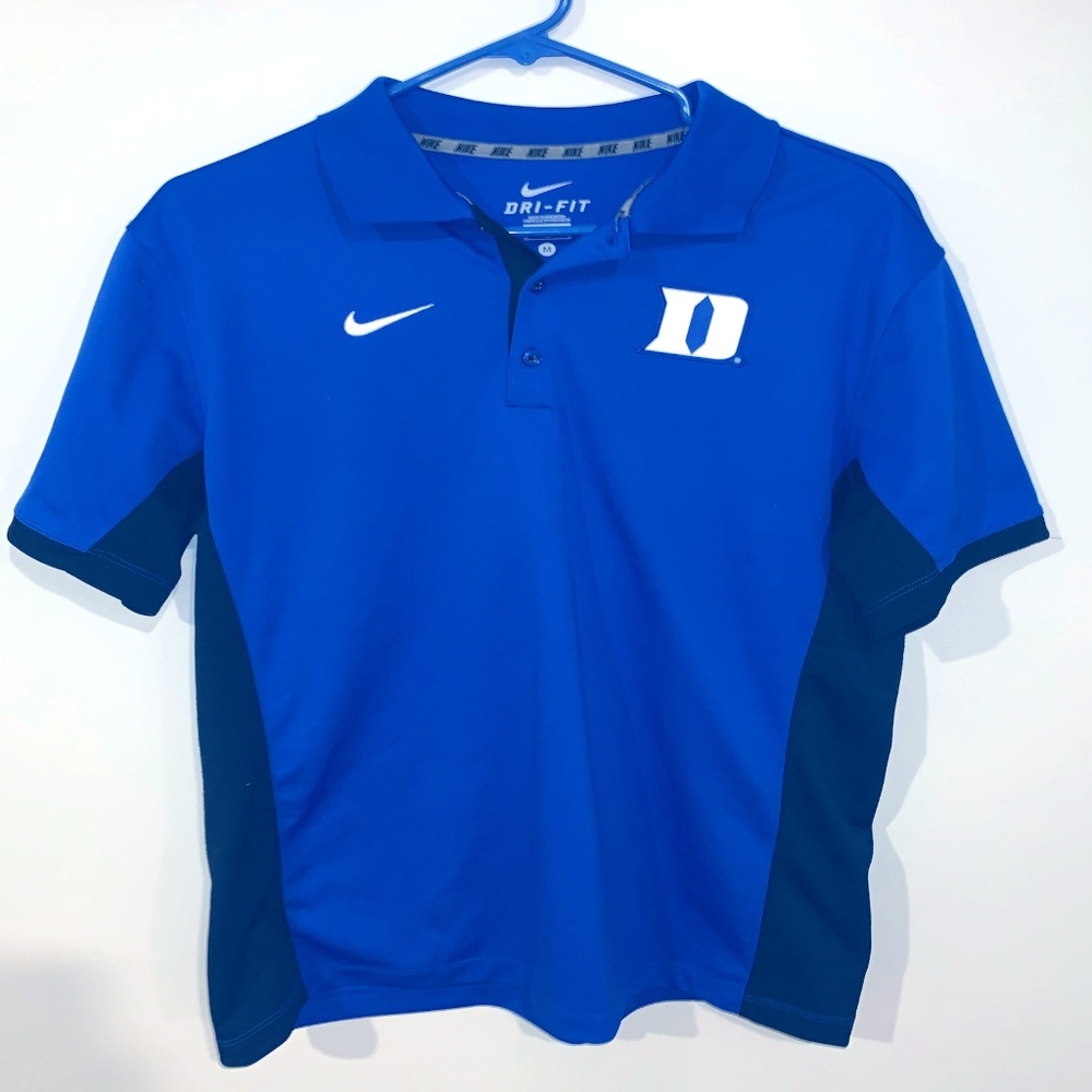 NWOT Nike Duke Blue Devils Dri-Fit Polo Medium